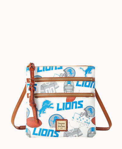 NFL Lions N S Triple Zip Crossbody