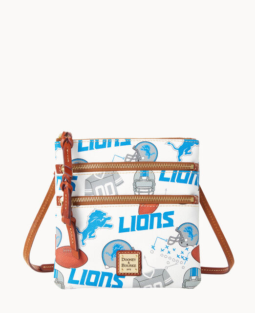 NFL Lions N S Triple Zip Crossbody