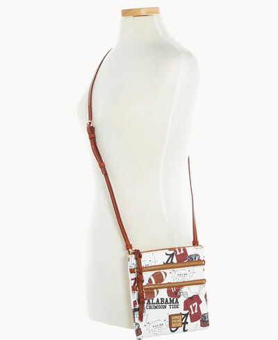 Collegiate Alabama N S Triple Zip Crossbody