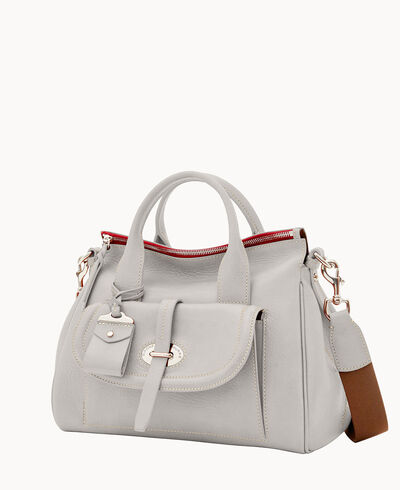 Florentine Toscana Front Pocket Satchel