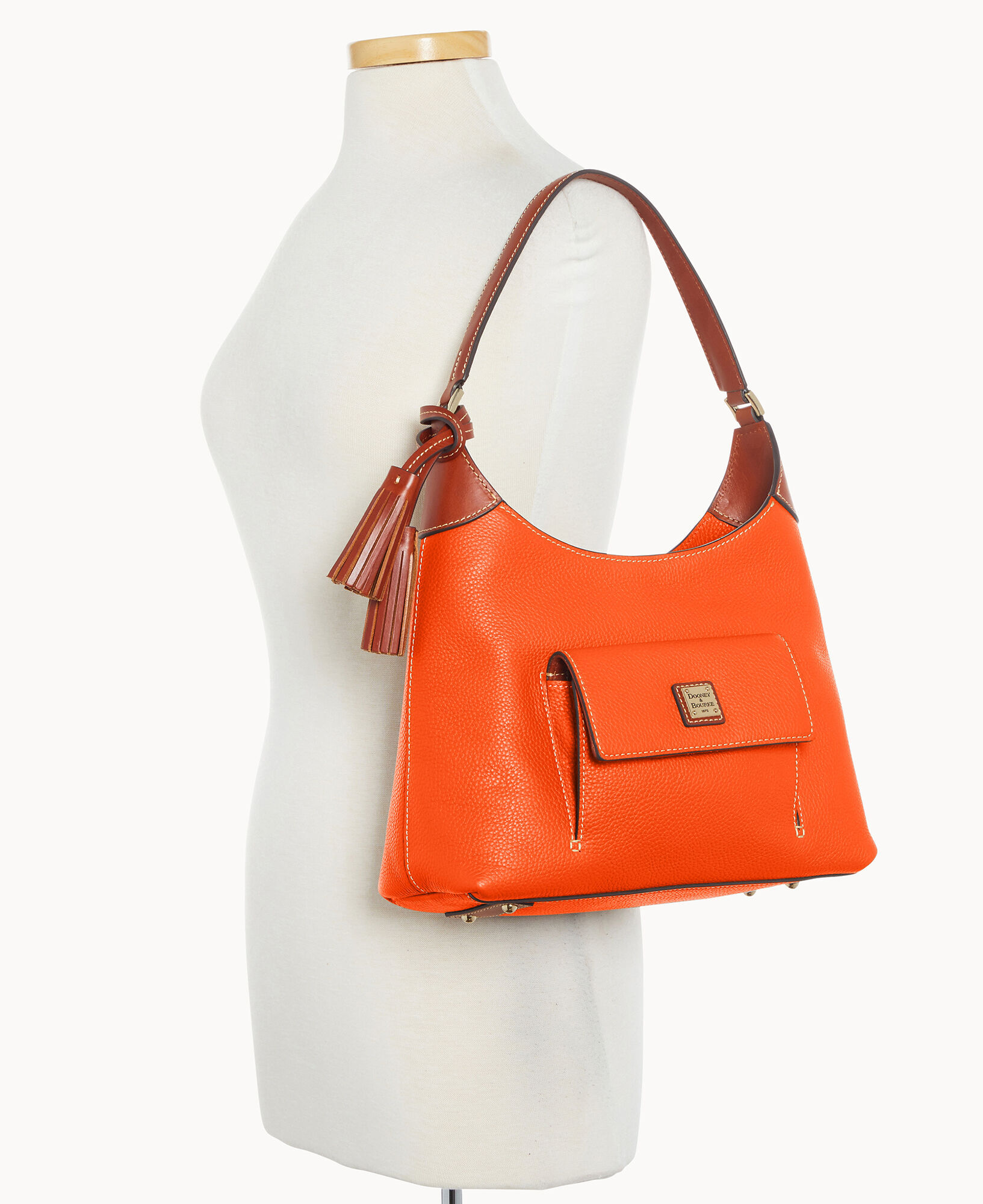 Dooney and bourke red hobo bag shop