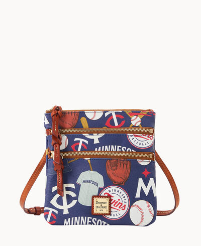 MLB Twins N S Triple Zip Crossbody