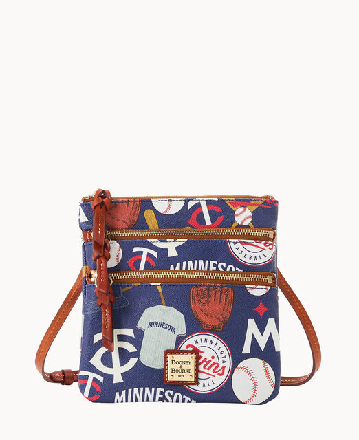 MLB Twins N S Triple Zip Crossbody