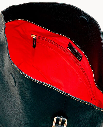 Pebble Grain Double Strap Shopper