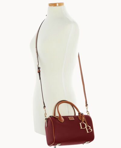 Pebble Grain Barrel Satchel