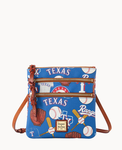 MLB Rangers N S Triple Zip Crossbody