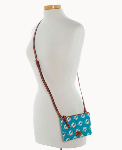 NFL Dolphins Top Zip Crossbody