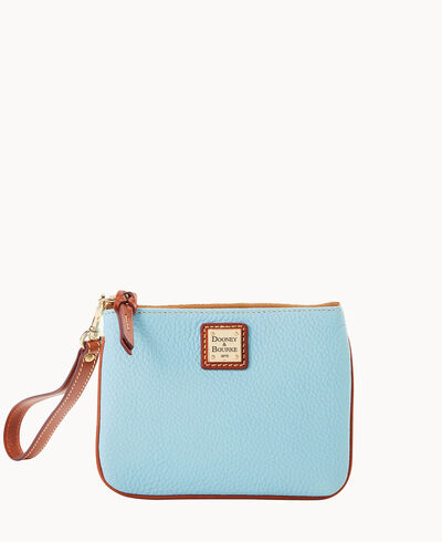 Pebble Grain Stadium Wristlet