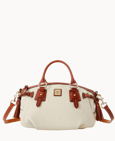 Pebble Grain Medium Mail Satchel