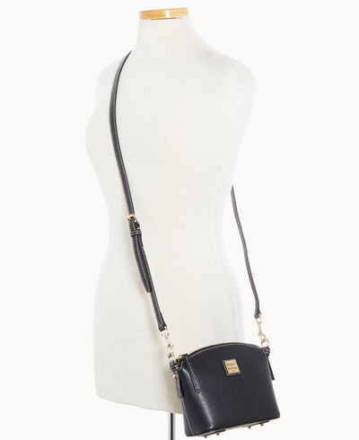 Saffiano Mini Domed Crossbody