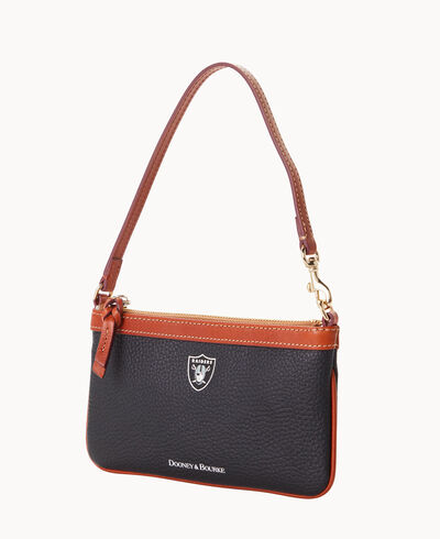 NFL Raiders Large Slim Wristlet