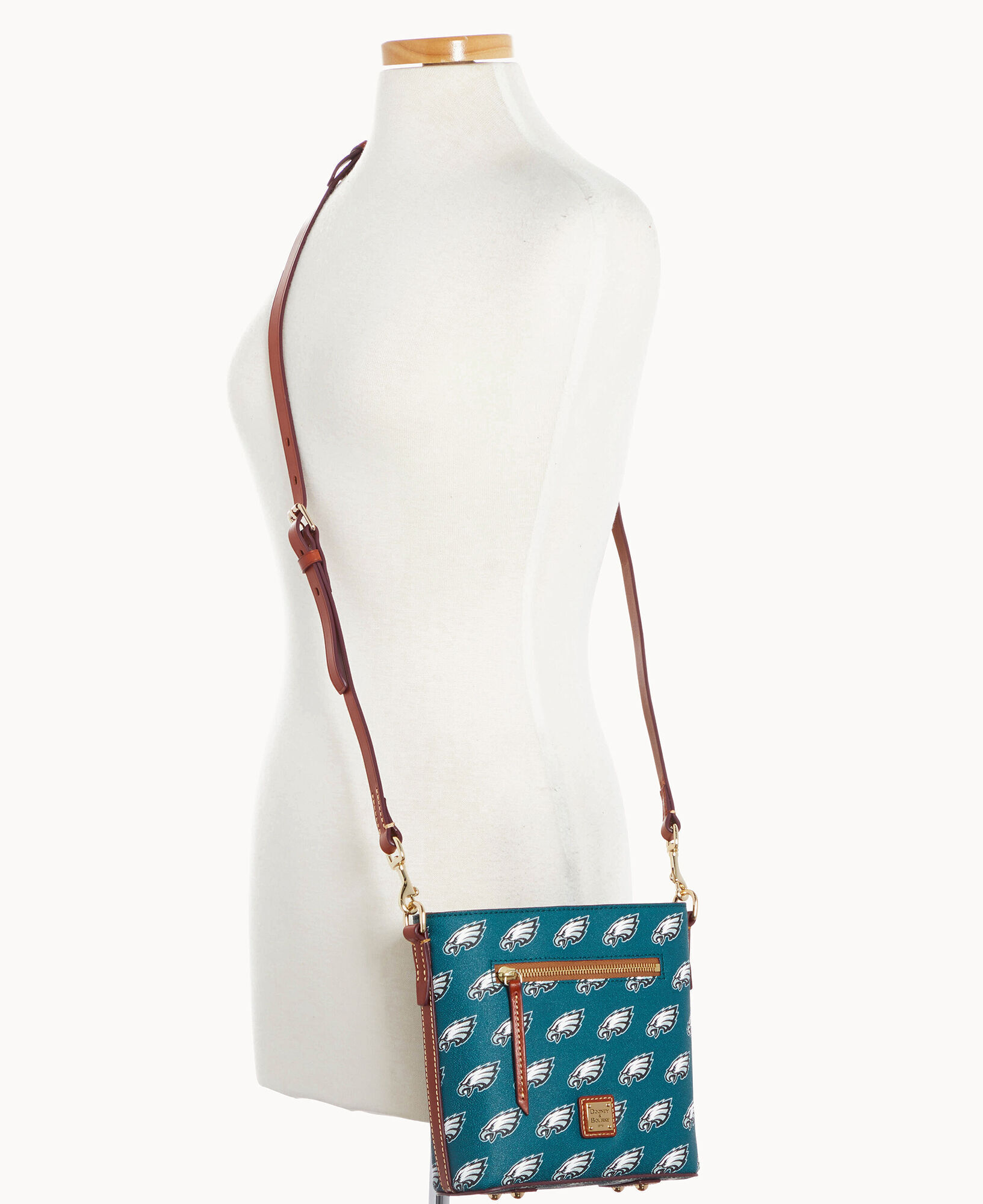 Dooney & Bourke Philadelphia Eagles Signature Small Zip Crossbody