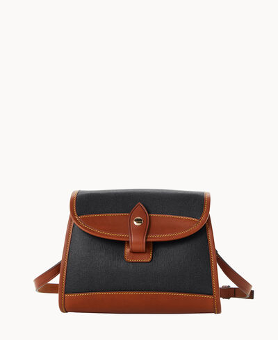 Camden Saffiano Flap Crossbody