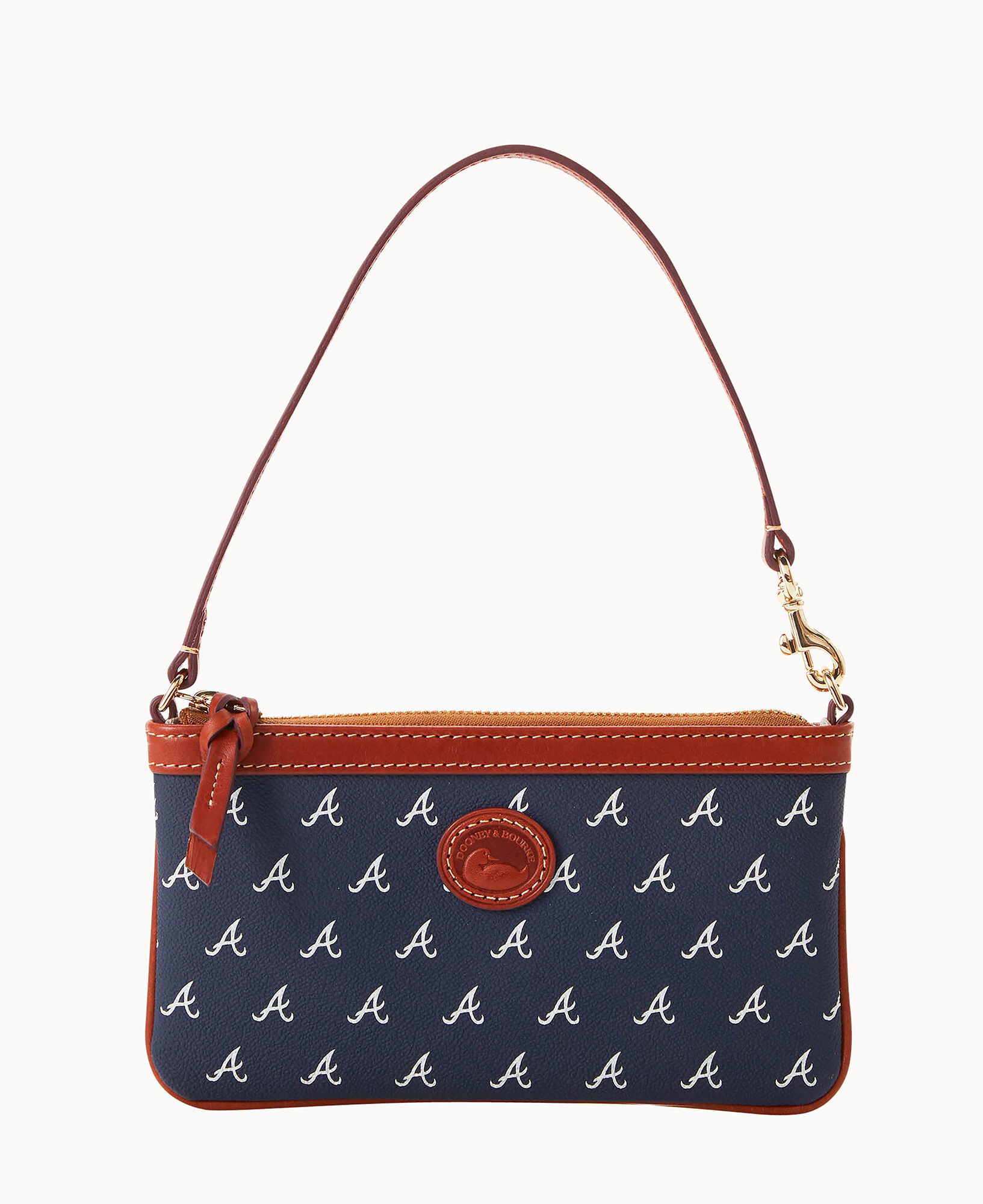 MLB Braves Large Slim Wristlet