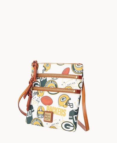 NFL Packers N S Triple Zip Crossbody