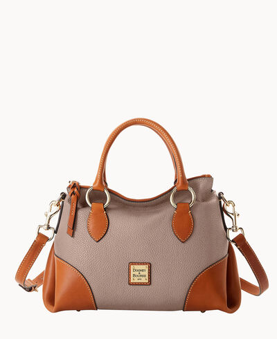 Pebble with Florentine Trim Satchel 30