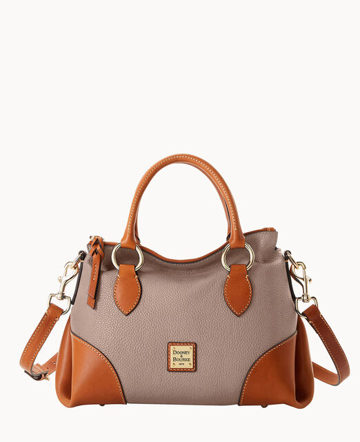 Pebble with Florentine Trim Satchel 30