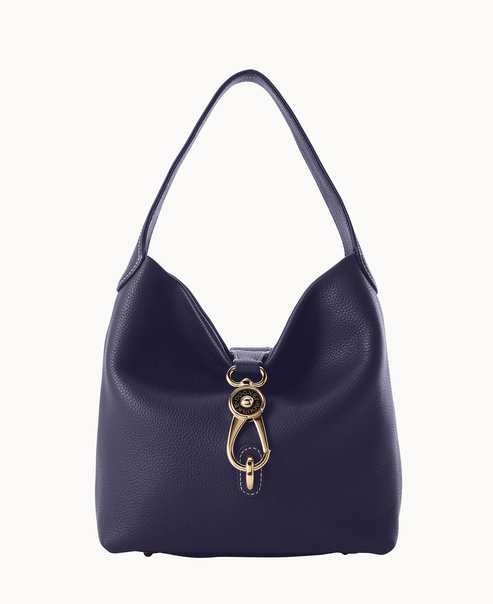 Dooney Bourke Pebble Grain Small Logo Lock Sac