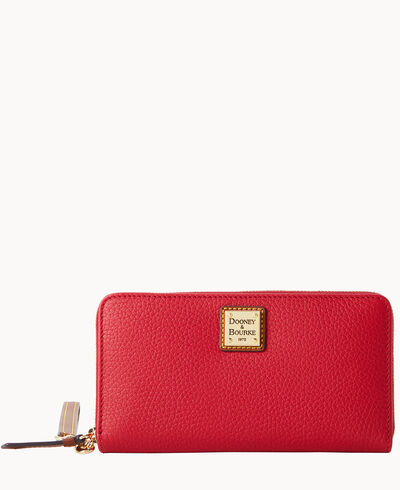 Camden Pebble Large Zip Around Wristlet