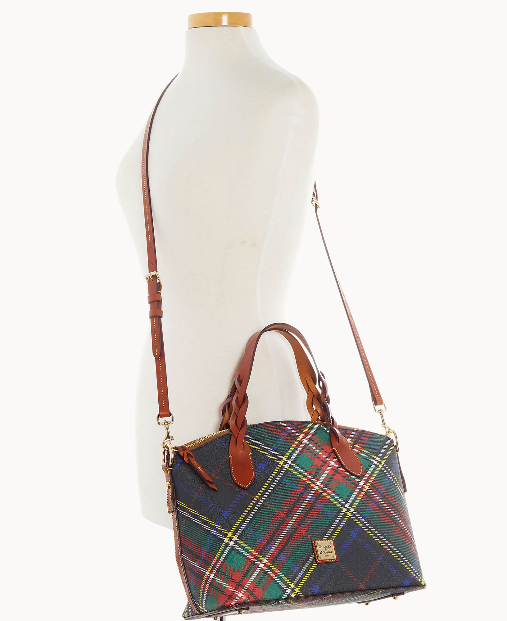 Dooney and on sale bourke plaid wallet