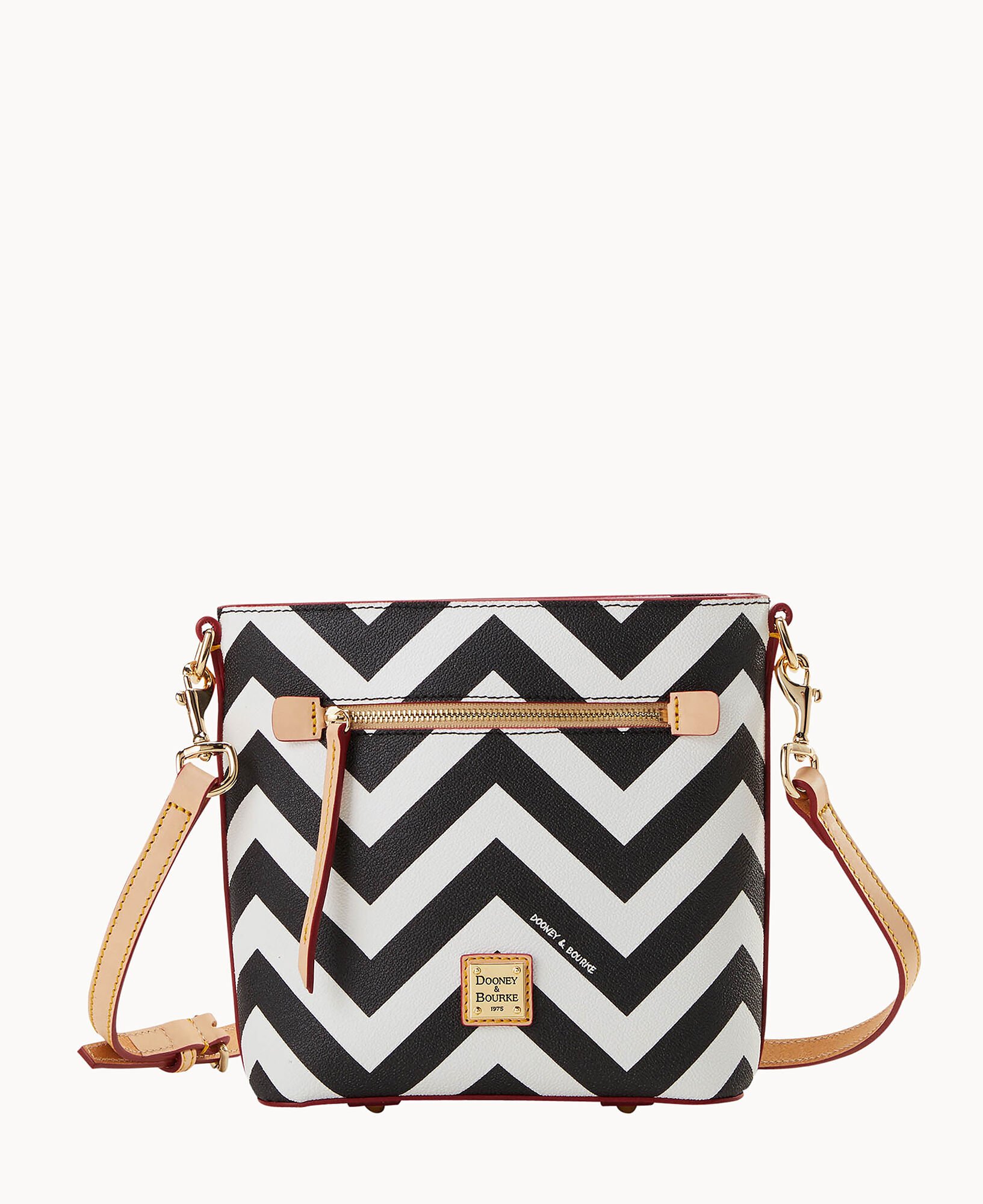 Chevron Small Zip Crossbody