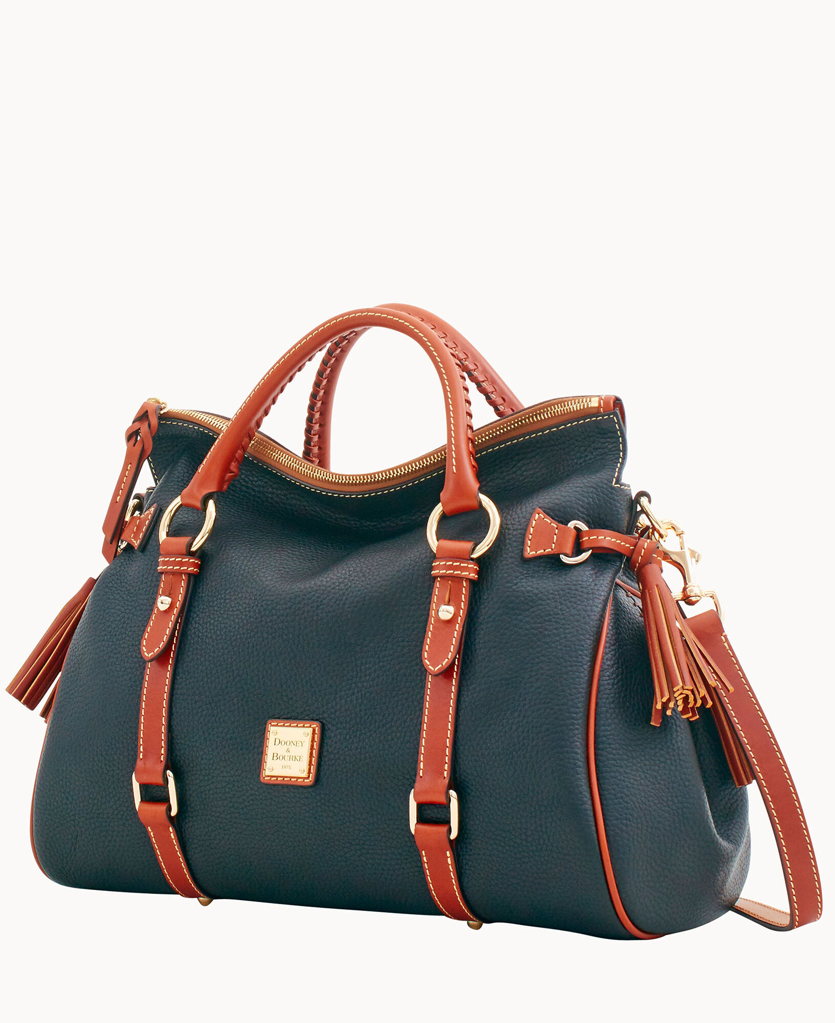 Dooney and bourke on sale leather satchel