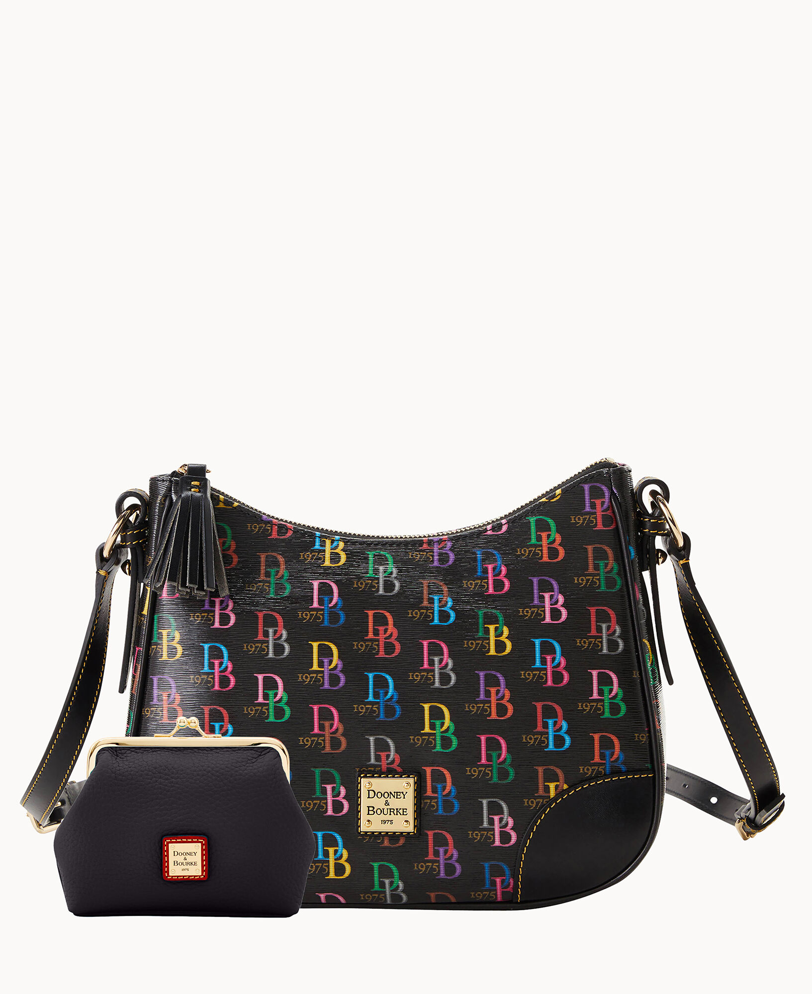 DB75 Multi Crossbody Large Framed Purse