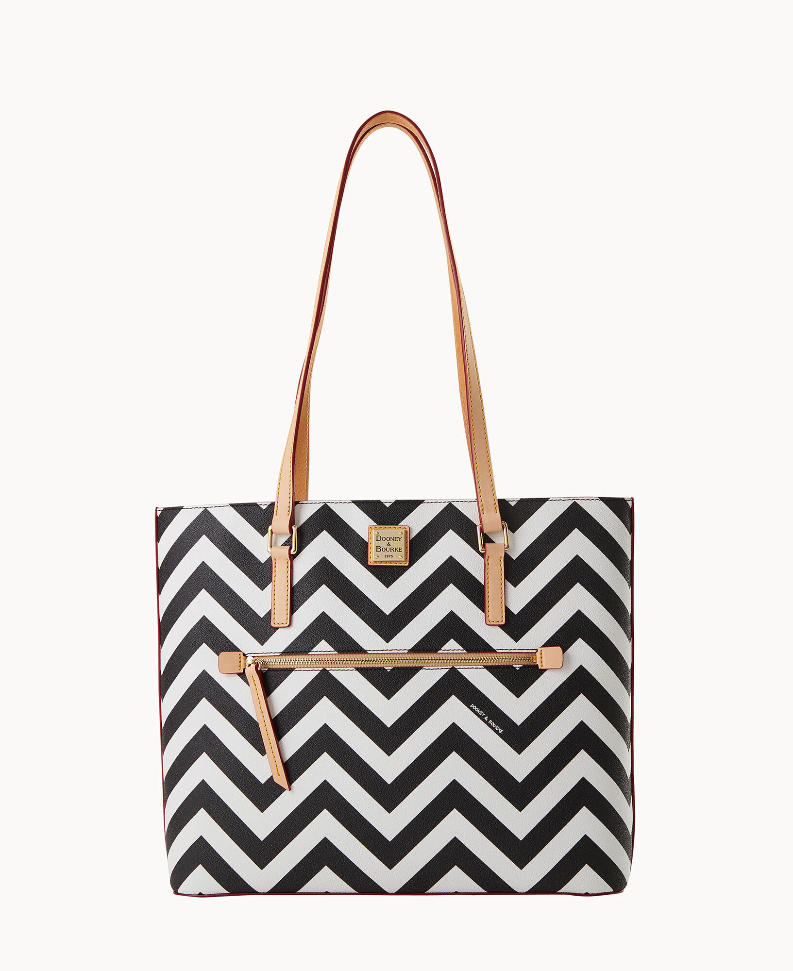 Dooney and bourke black and white top