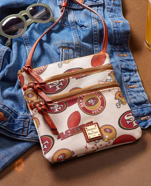 NFL 49ERS Triple Zip Crossbody