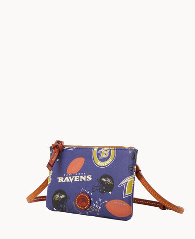 NFL Ravens Top Zip Crossbody