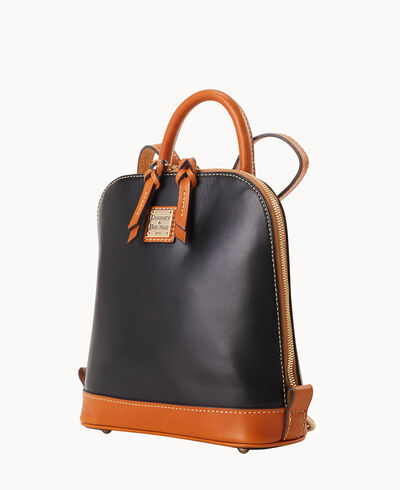 Wexford Leather Small Zip Pod Backpack