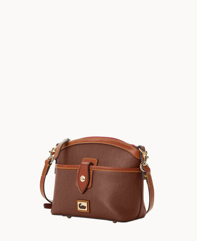 Camden Saffiano Domed Pocket Crossbody