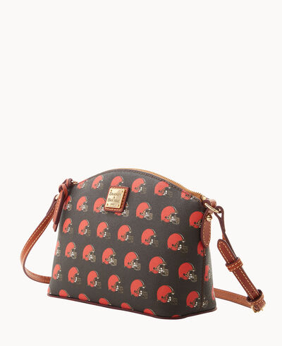 NFL Browns Suki Crossbody Med Wristlet