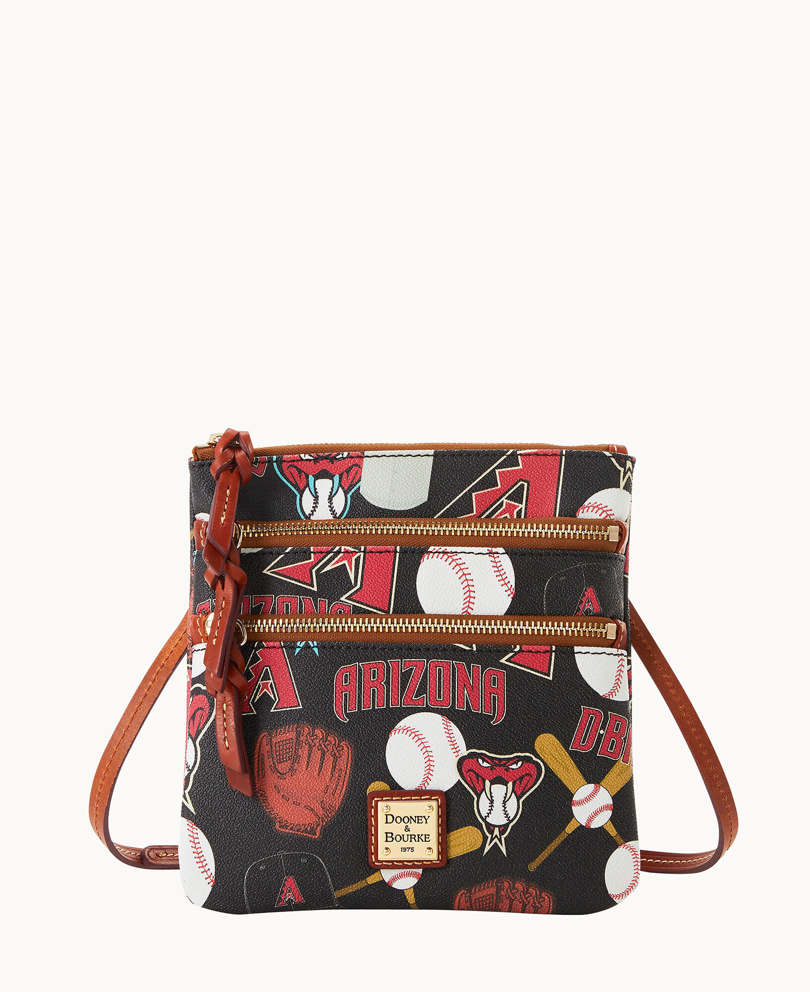 MLB Diamondbacks North South Triple Zip Crossbody