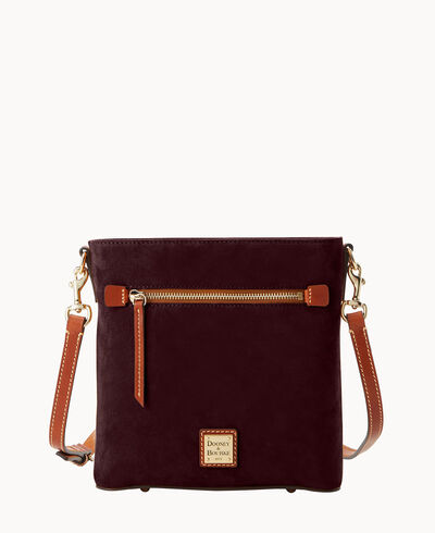 Suede Zip Crossbody