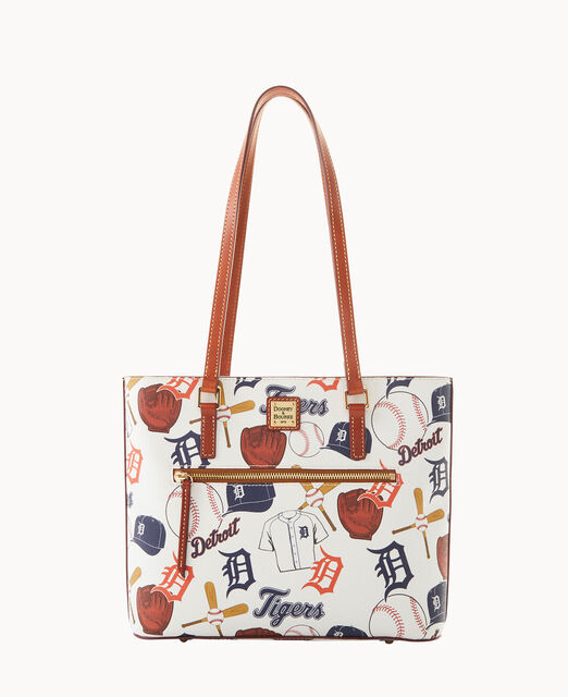 Dooney & Bourke Orange Navy Stripe Detroit Tigers Nylon