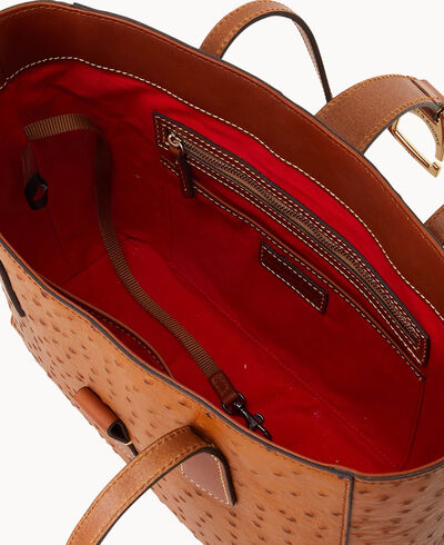 Ostrich Small Shannon Tote