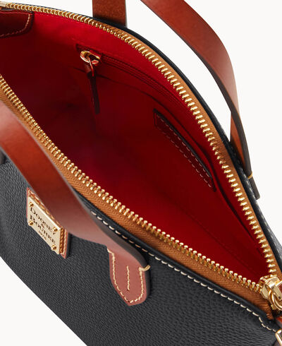 Pebble Grain Ruby Bag With Card Case