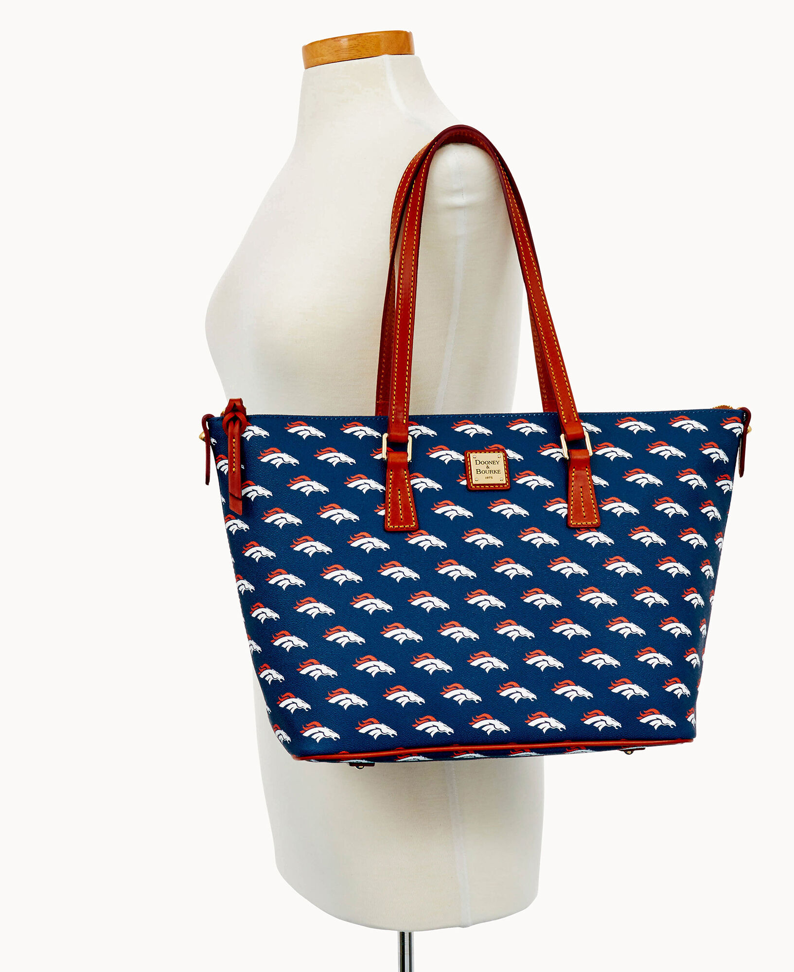 Dooney zip top shopper on sale