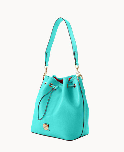 Saffiano Drawstring