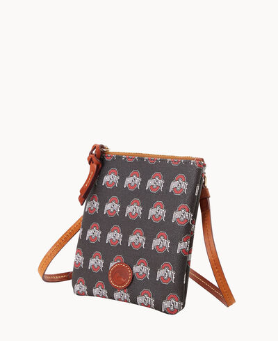 Collegiate Ohio State University Small North South Top Zip Crossbody