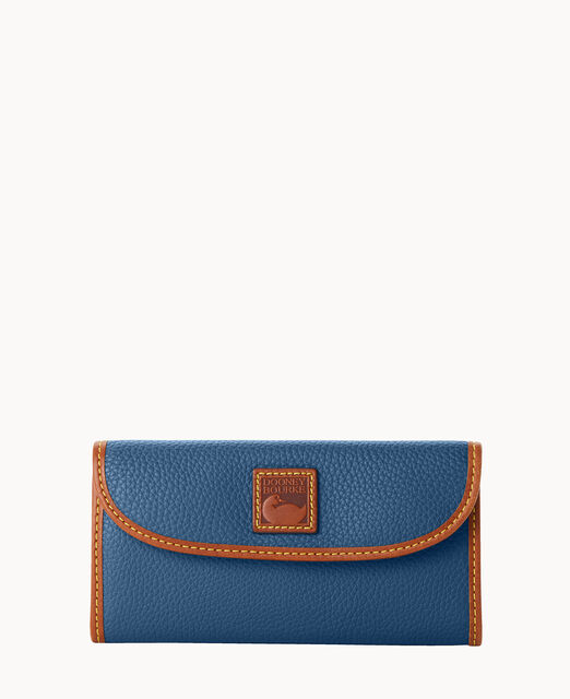 Pebble Grain Continental Clutch