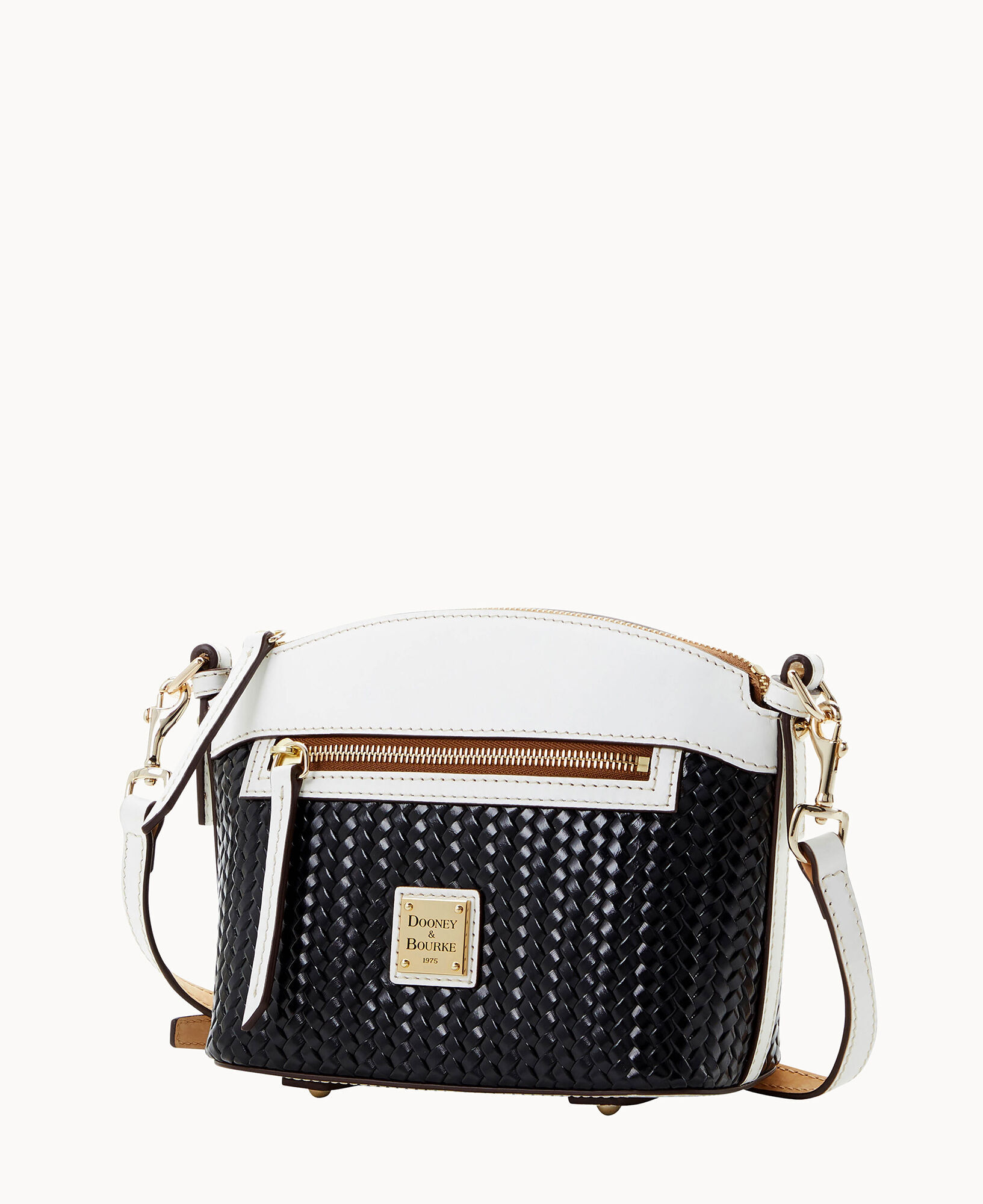 Dooney & bourke beacon woven domed satchel hot sale