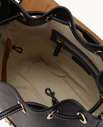 Lucca Leather Small Drawstring