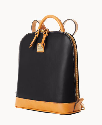 Wexford Leather Zip Pod Backpack