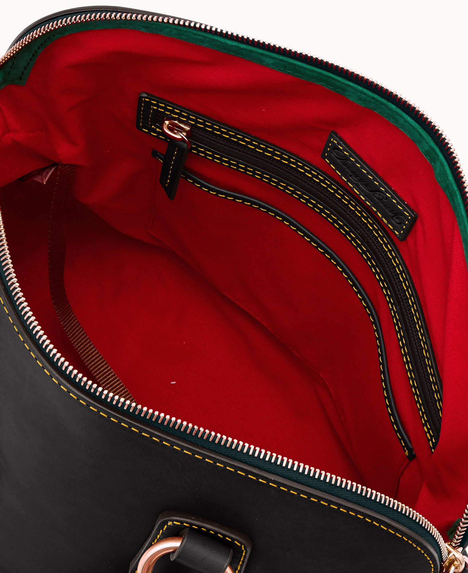 Dooney and bourke domed buckle satchel on sale