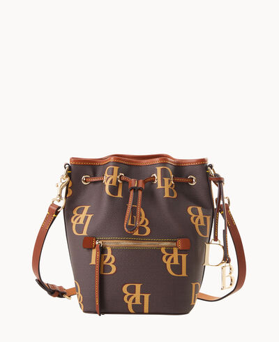 Dooney & Bourke Monogram Small Drawstring Crossbody