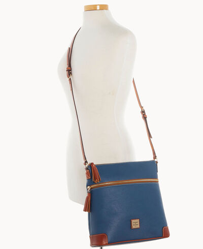 Pebble Grain Large Tassel Crossbody