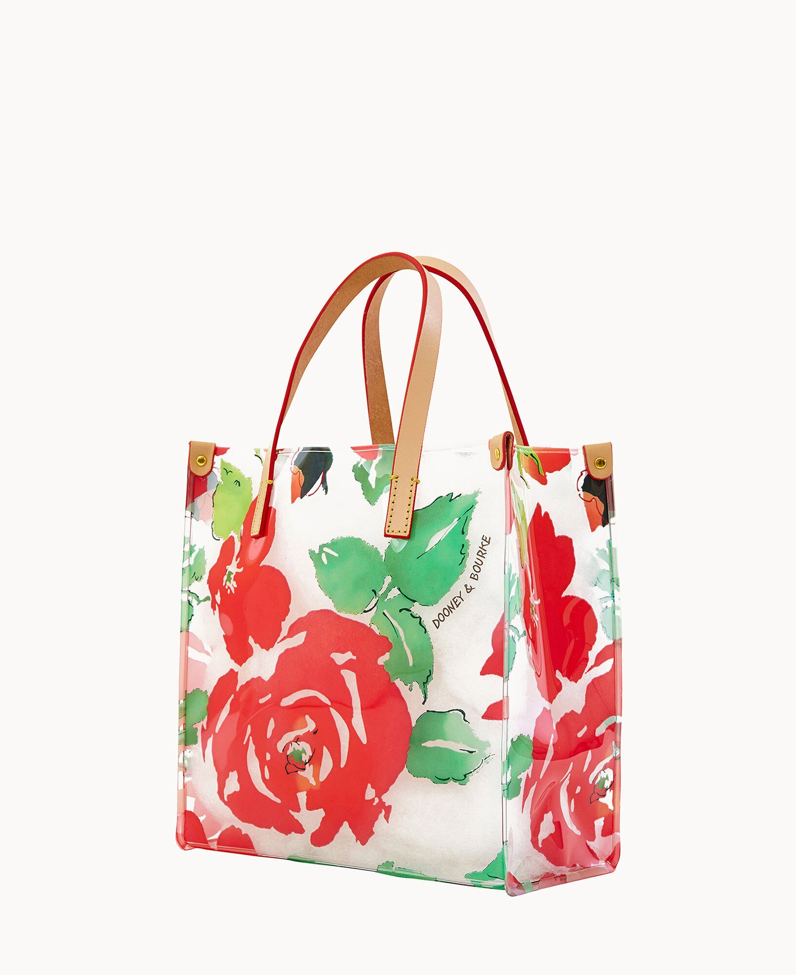 Dooney and bourke clear tote top