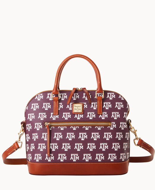 Collegiate Texas A&M University Domed Zip Satchel